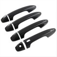 thumbnail image 1 of For Toyota ABS Carbon Fiber Car Door Handle Cover Trim Single Hole, 1 of 5