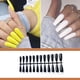 thumbnail image 5 of Soidarity Uñas postizas largas, cortas, de mano, coloridas, para manicura de uñas, bricolaje, para el hogar, pequeñas manicuras, puntas de Juegos de manicura Verde oscuro, 5 of 5
