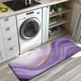 thumbnail image 3 of Purple Gold Marble Pattern Kitchen Rug Mat,Kitchen Runner Rugs Non Skid Washable,Decorative Kitchen Floor Mats for Kitchen,Sink,Laundry,17"x47.2", 3 of 7