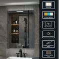 thumbnail image 5 of Lexora LS2432LEDMC 32 x 24 in. Savera LED Medicine Cabinet with Defogger, Black, 5 of 6