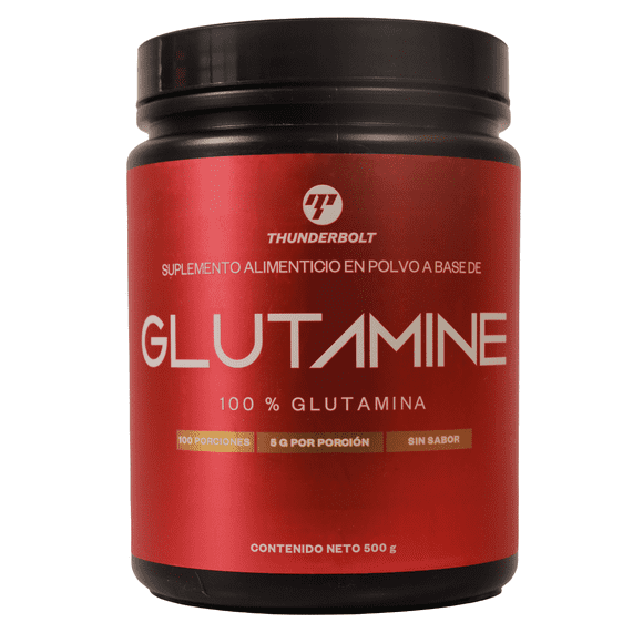 Glutamina Thunderbolt Glutamine 500g Thunderbolt Glutamina pura