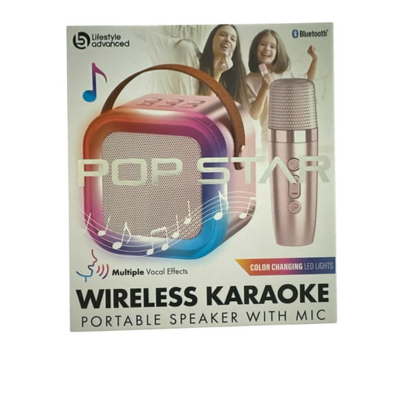 pop star wirless karaoke multiple vocal effects