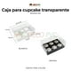 thumbnail image 3 of Porta Cupcakes de Acetato – Set de 5 Bases Negro, 3 of 4