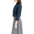 thumbnail image 2 of Max Studio London Womens Denim Jacket, Blue, Medium, 2 of 4