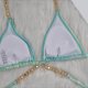 thumbnail image 5 of Trajes de Baño de Bikini de Mujer de Color Sólido Sexy de Moda Dividido con Pantalones, Nylon de Corte Alto para la Piscina de Playa Y las Vacaciones de Verano, 5 of 9