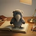 thumbnail image 4 of Shoebill Stork Plush Toy - Soft Stuffed Animal With Big Beak, Fluffy Gray Fur For, S, Bedroom Decor, Playtime, Collectibles, 4 of 6