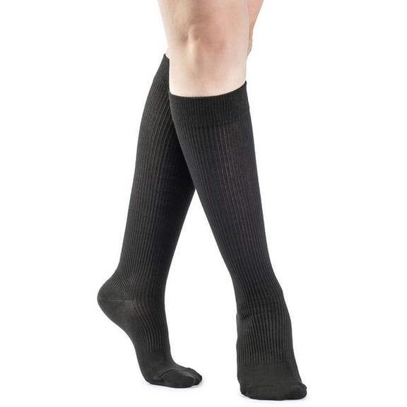Sigvaris Well Being 146 Women's Casual Cotton Knee High Socks 15-20 mmHg