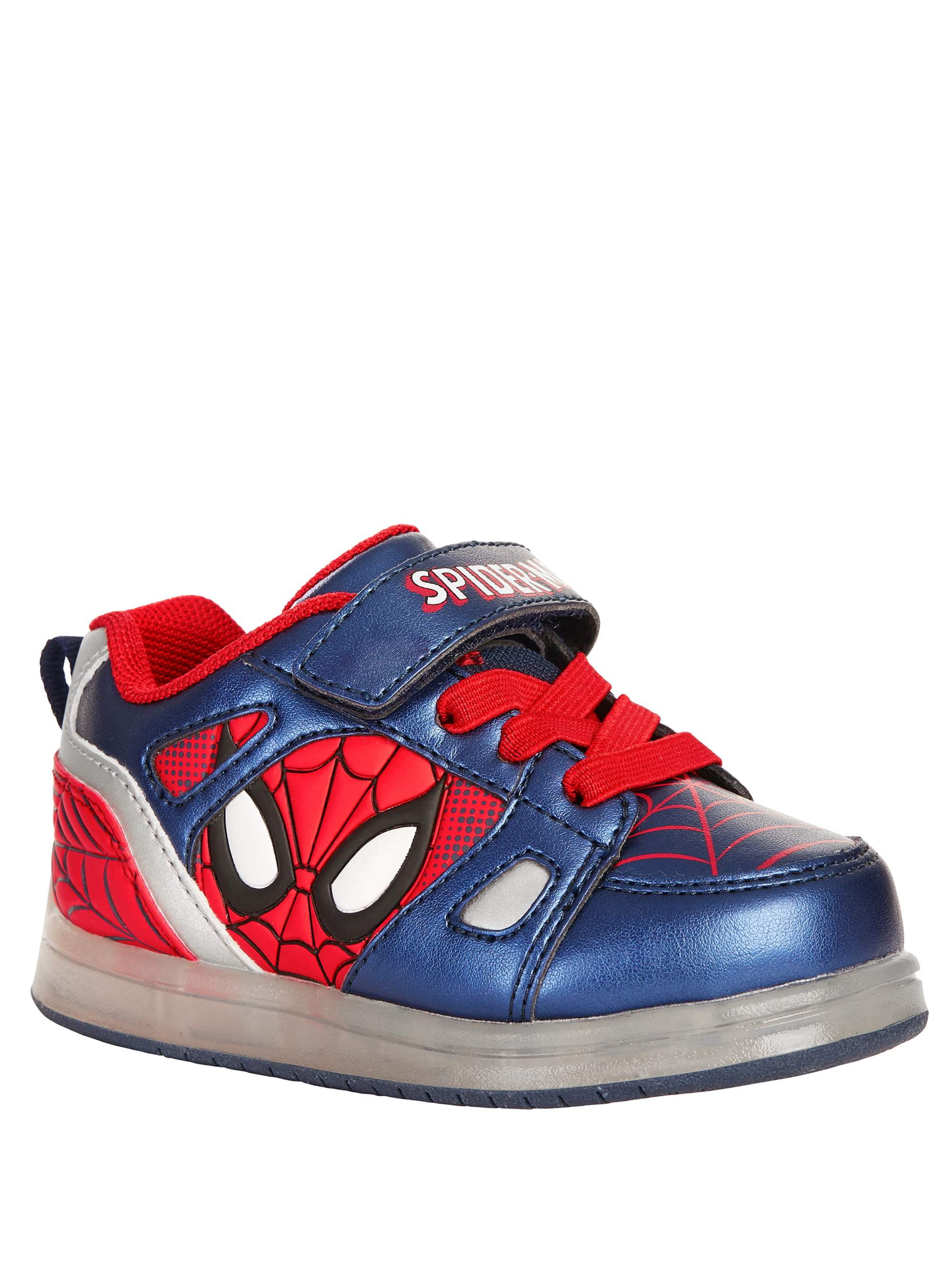 Spider-Man Toddler Boys' Licensed Lighted Athletic Shoe - Walmart.com