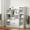 White, variant on DIYART Cubbies Kids Bookshelf, Kids Bookcase with 11 Cubbies and 2 Cabinets, Freestanding Book Storage Shelves for Livingroom , Playroom,Black