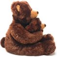 thumbnail image 4 of uni 18" Mommy and Baby Brown Bear Plush, 4 of 7