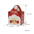 thumbnail image 3 of 6-Piece Christmas Kraft Paper Treats Boxes Xmas Goodies Candy Gift Bags Boxes for Christmas Party Suppies 6 Colors-, 3 of 9