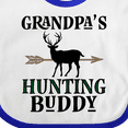thumbnail image 4 of Inktastic Bow Hunter Grandpa Hunting Buddy Boys Baby Bib, 4 of 4