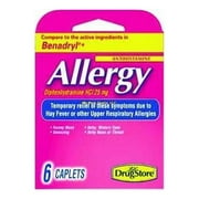 Lil' Drug Store Allergy Diphenhydramine HCI 25mg Antihistamine 6 Ct Each