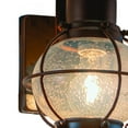 thumbnail image 2 of Vaxcel Chatham 1 Light Bronze Coastal Outdoor Wall Lantern Clear Glass, 2 of 4