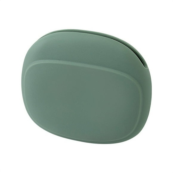 Shengyu Silicone Earphone Storage Bag Portable Reusable Protective Organizing Box Indoor Outdoor Home Office Travelling Organizer Green