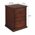 thumbnail image 4 of Ashford & Sons Transitional 2-Drawer Wood File Cabinet in Oak, 4 of 11