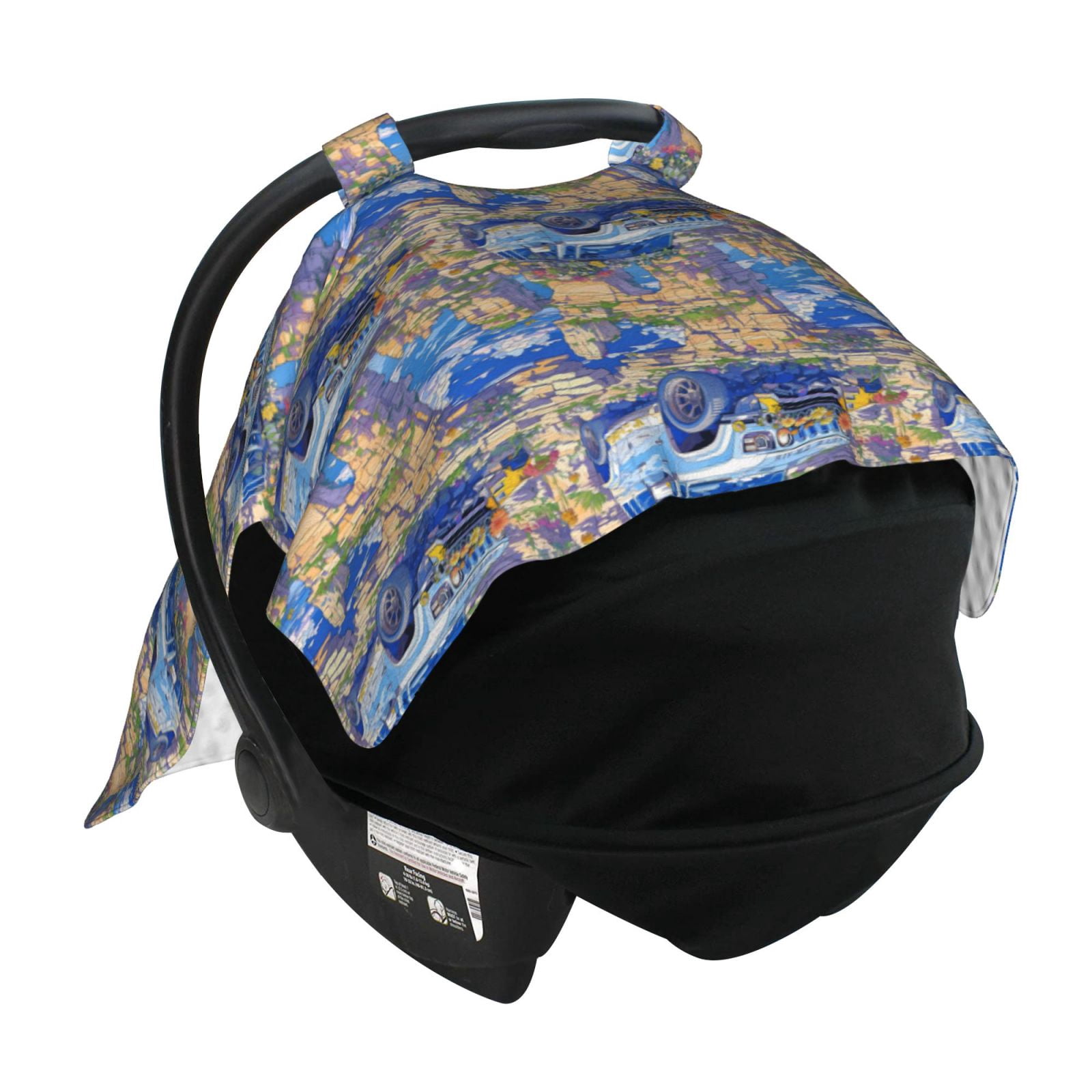 Car Seat Cover Baby - SUV travel car Breathable Infant Car Seat Cover for Baby Carseat, Lightweight Comfort Baby Essentials Must Haves Newborn Stuff for Girl Boy