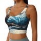 thumbnail image 2 of Balery Iceberg Bald Eagle Sujetadores deportivos con espalda cruzada para mujer, acolchados, sin costuras, de alto impacto, ideales para yoga, gimnasio, entrenamiento y fitness.-Medium, 2 of 8