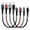 Black,Blue,Gray,Red, variant on Fasgear USB C Short Cables 30cm, 3 Pack Type C 2.0 Charger Cords Fast Charging & High-Speed Data Sync Compatible for Moto G6 G7, Galaxy S8 S8+ S9 S21 Note 20, Oneplus 7 7pro, Huawei P30 1ft(Black)