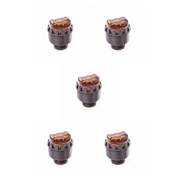 Greeniant Tornillo de tapa de reparación de horquilla delantera, perilla de ajuste de precarga de nailon, mantenimiento, reparación de ciclismo 27.5 MM 5piezas Greeniant CBP233775