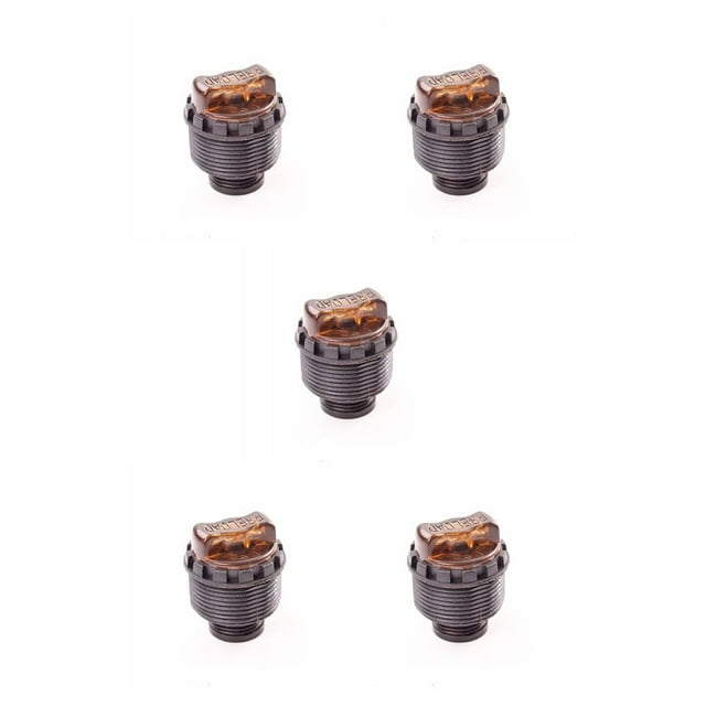 Wosthever Tornillo de tapa de reparación de horquilla delantera, perilla ajustable de precarga de nailon, mantenimiento, reparación de ciclismo 27.5 MM 5piezas Wosthever CBP233775