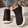 thumbnail image 6 of Mostsola Platform Snow Boots for Women Comfortable Chunky Sole Furry Lined Winter Warm Ankle Boots, 6 of 9