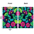 thumbnail image 5 of FORMRS Acrylic Clipboard with Low Profile Clip Standard A4 Letter Size, 12.5" x 9", Red Flower Green Leaf Pattern, 5 of 8