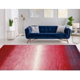 thumbnail image 6 of Ombre Red Area Rug 8x10 Modern Machine Made Colorful Design Living Room Decor, 6 of 6