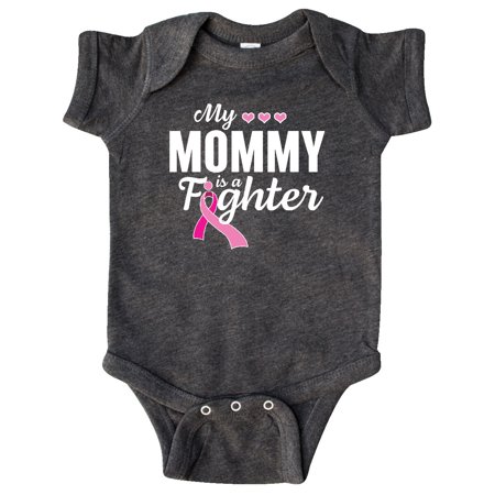 

Inktastic Breast Cancer Awareness My Mommy is a Fighter Gift Baby Boy or Baby Girl Bodysuit