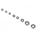 thumbnail image 4 of Kit d'Assortiments d'Écrous Hexagonaux, Écrous Hexagonaux, Résistance à la Corrosion pour Attaches Industrielles et de Construction Remplacement d'Équipement de Fixation, 4 of 8