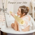 thumbnail image 2 of Versatile Natural Loofah Sponge Exfoliating Body Scrubber for SPA Quality Skin Care and Efficient Kitchen Cleaning Helper, 2 of 8