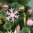 thumbnail image 5 of Jeco 40 Piece Shatterproof Plastic Christmas Ornament Set in Pink and Gold, 5 of 6
