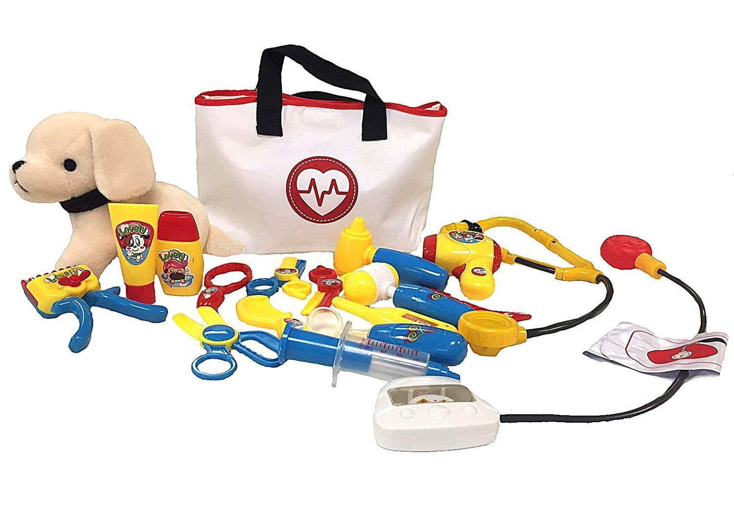 deluxe pet care playset