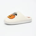 thumbnail image 5 of BERANMEY Halloween Slippers for Women Perfect Soft Plush Comfy Warm Slip-On Cute Womens Slippers Indoor Fluffy House Slippers for Women and Men Non-slip Fuzzy Flat Slides, 5 of 11
