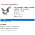 thumbnail image 2 of Front Left Steering Knuckle - Compatible with 2005 - 2007 Saturn Relay 2006, 2 of 2