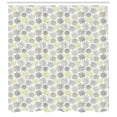 thumbnail image 3 of Ambesonne Floral Shower Curtain, Shepherd's Purse Pattern, 69"Wx84"L, Dust Dimgray, 3 of 3
