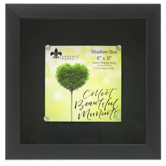 Black Shadow Box Frame with Black Linen Display Board Multiple size