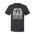 thumbnail image 2 of Wild Bobby,I Have Two Titles Dad and Step Dad Rock Them Both Step Dad Gift, Father's Day, Men Graphic Tees, Charcoal, 2XL, 2 of 3