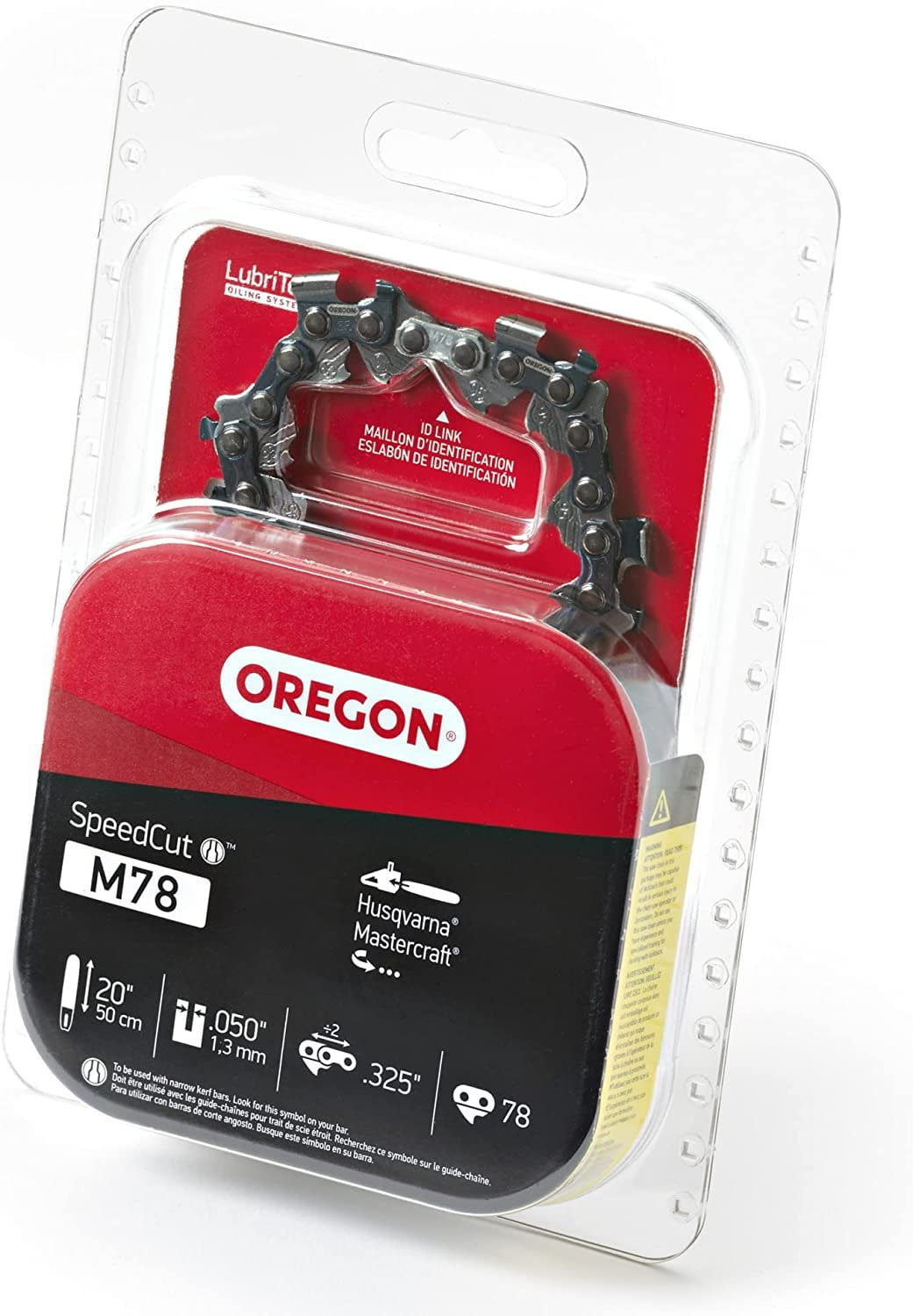 Oregon M78 SpeedCut 20-Inch Chainsaw Chain, Fits Husqvarna, Mastercraft ...