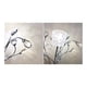 thumbnail image 3 of Lámpara de mesa de noche Lámpara de mesa de cristal de flores Sala de estar vintage Mesita de noche Lámpara de mesa Dormitorio Pantalla de vidrio 3 colores Lámparas de mesa regulables, 3 of 7