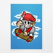 Angdest Club Decal Stickers Of Killer Skater Premium Indoor (No Waterproof) For Laptop Phon