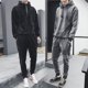 thumbnail image 5 of Conjuntos de terciopelo dorado de invierno para hombre Sudaderas gruesas de terciopelo con pantalones Suéter cálido Chándales de invierno, 5 of 5