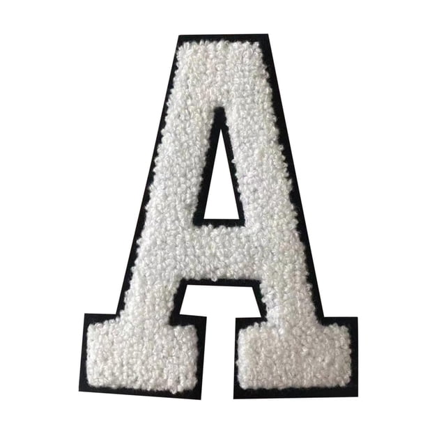 Under 10 Intimates Accessory Glitters Iron On Letters Sew On Embroidered English Alphabet Applique Adhesive Repair for Fabric Clothing Shirts Jeans