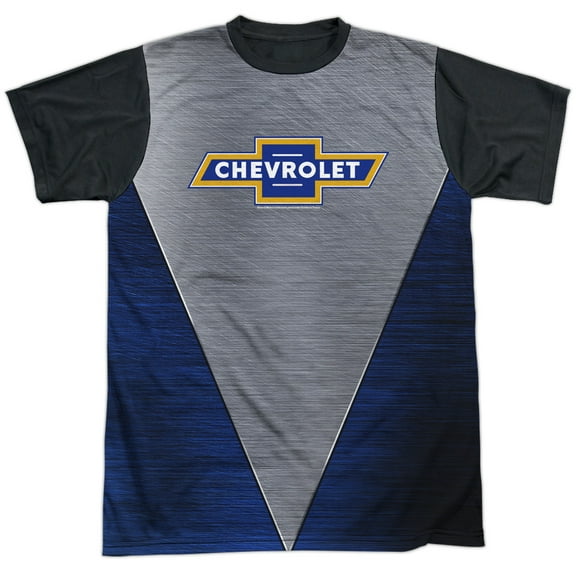 Chevrolet - Shiny Chevy Logo - Short Sleeve Black Back Shirt - XX-Large