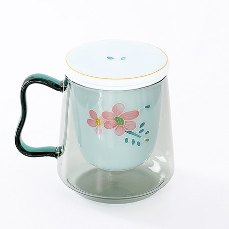 

Qeeadeea/Chinese Style Tea Mug With Infuser And Lid 580ml/20.5oz Ceramic Mug With Lid Tea Mug With Lid-c-580ml/20.5oz