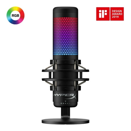 HyperX QuadCast S RGB USB Condenser Gaming Streaming Microphone
