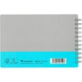 thumbnail image 3 of Utoka Pocket Size Notebook 4mm Graph Light Blue 90 Sheets 4.2 x 6.5 5 Pack, 3 of 7
