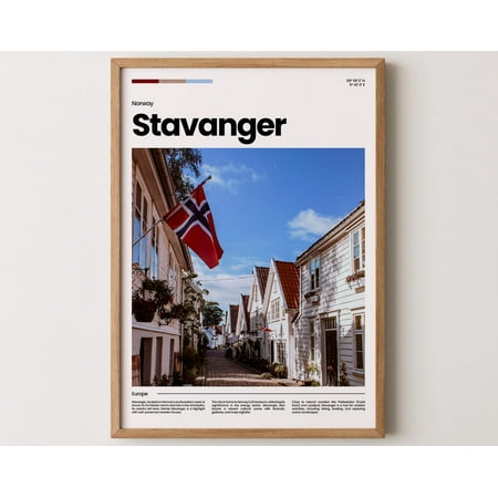 Stavanger Poster, Stavanger Print, Stavanger Photo, Stavanger Art, Norway Poster, Norway Print, Travel Poster Gift, 8x12 UNFRAMED