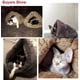 thumbnail image 4 of Arena para gatos triangular, caseta para perros cálida de invierno, estera gruesa, saco de dormir de yurta para perros y gatos pequeños (rosa, S) oso de fresa Electrónica, 4 of 5