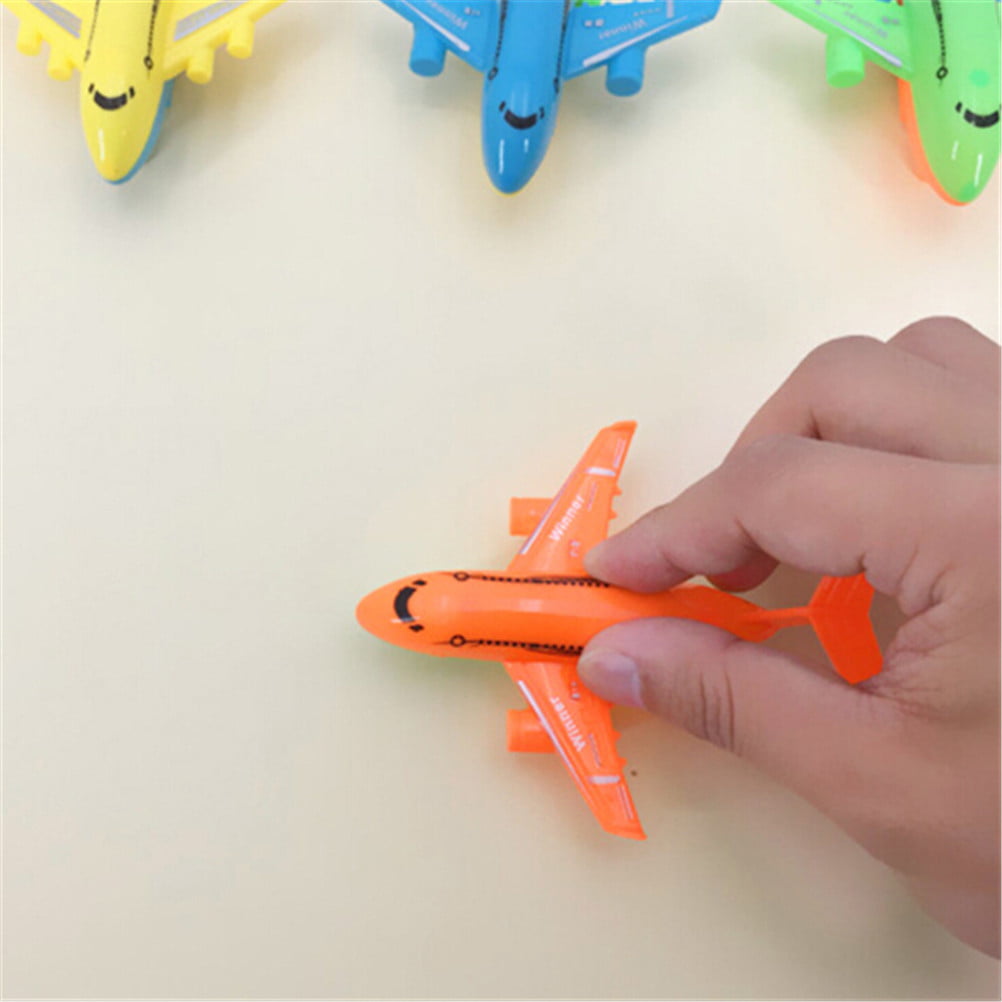 2Pcs Durable Air Bus Airplane Model Toy Pull Back Planes Kids Gift v_TI 